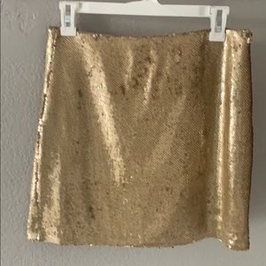 Sequin mini skirt